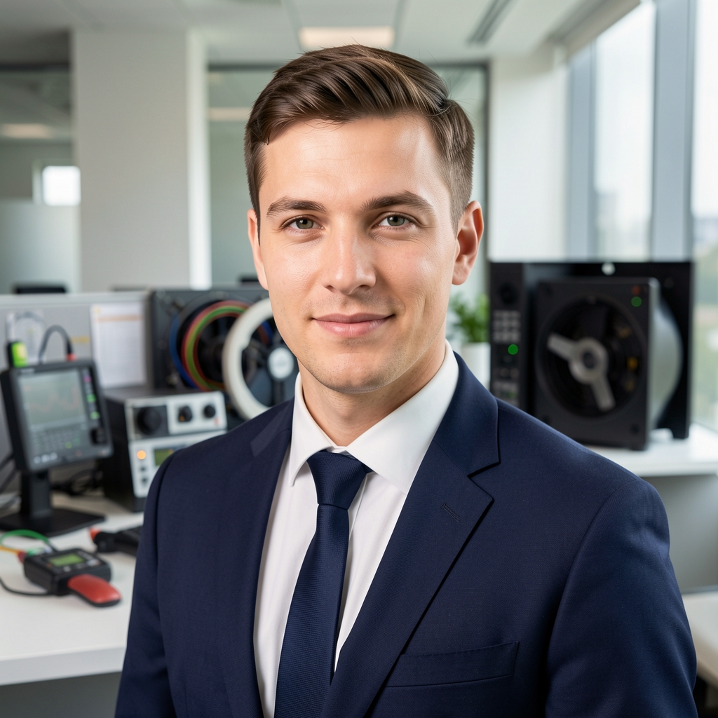 Motovexa tim stručnjaka u modernoj kancelariji u Novom Sadu okruženi auto elektronikom i testnom opremom