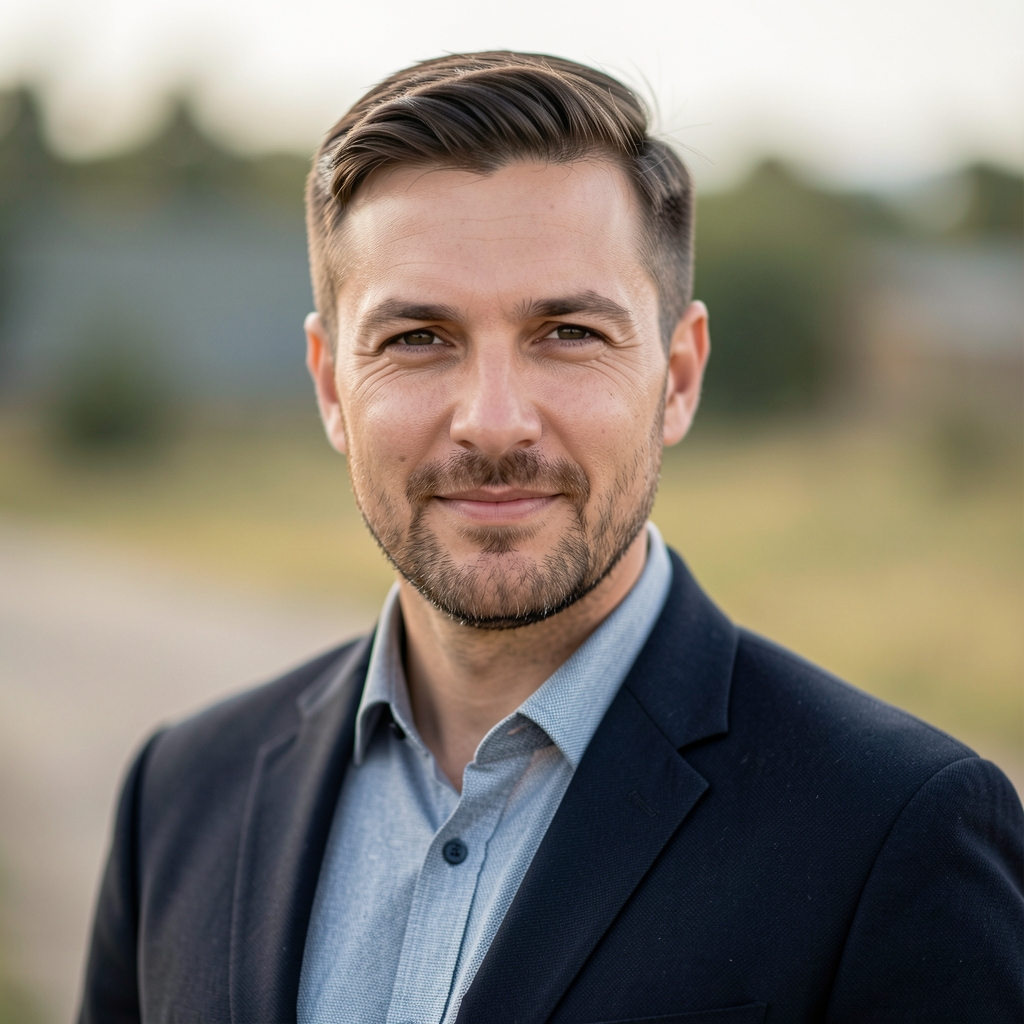 Aleksandar Petrović vozač iz Niša portretna fotografija
