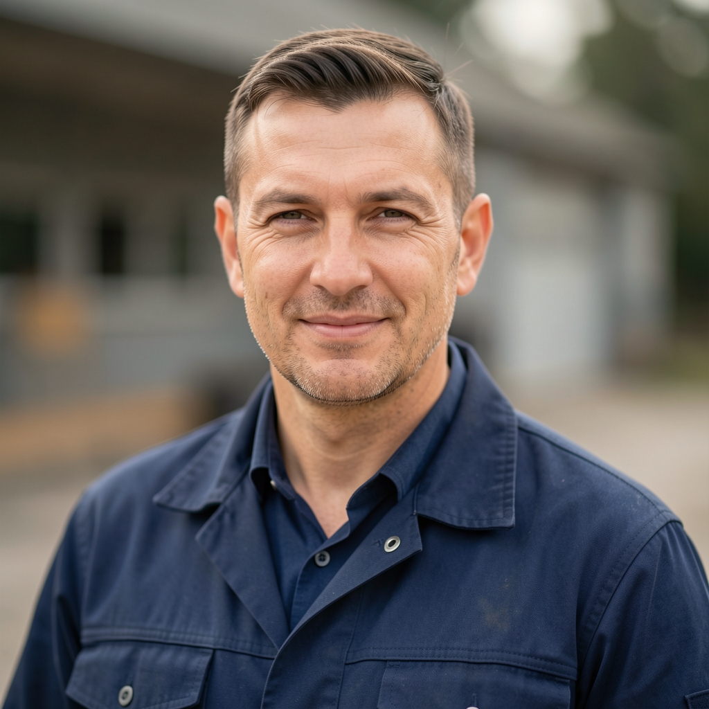 Mirko Savić mehaničar amater iz Kragujevca portretna fotografija