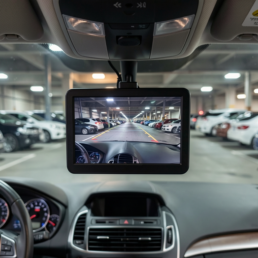 Komplet parking kamera za vožnju unazad sa 4.3 inča LCD monitorom za usisivač u automobilu noćni vid visoka rezolucija